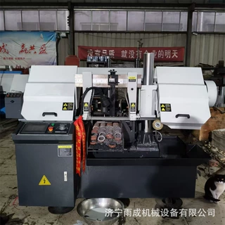 卧式金属钢管带锯床 GB4250整捆螺纹钢锯切机 数控液压龙门锯床