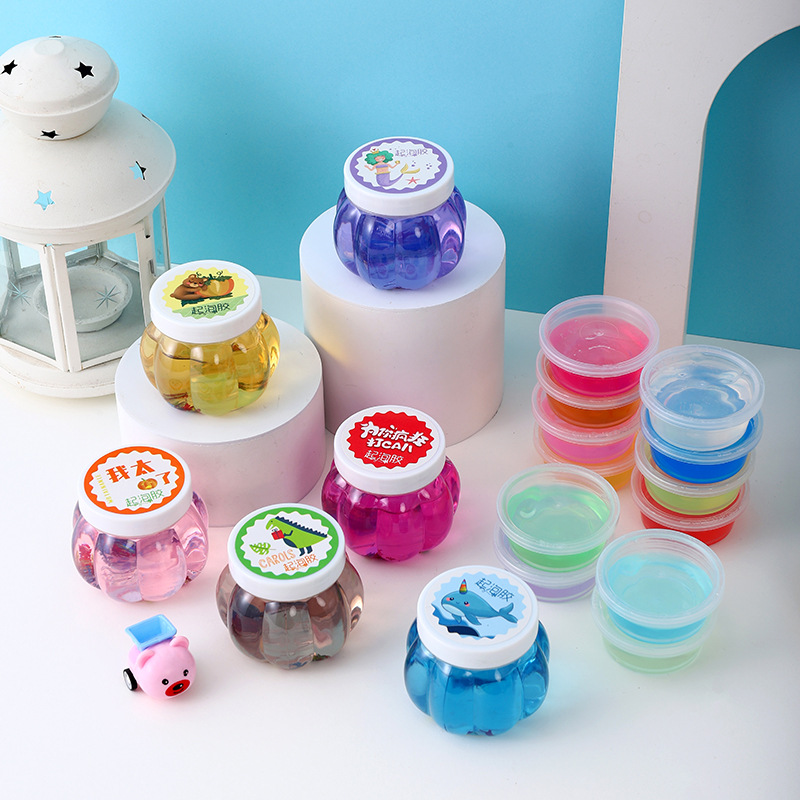 6-color colorido diversión burbuja traje de barro de arcilla de color arcilla hecha a mano juguetes de inteligencia para niños al por mayor