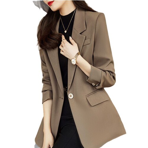 2025 Spring New Style Suit Jacket Spring and Autumn New Loose Casual Casual Matchable Matchable Suit