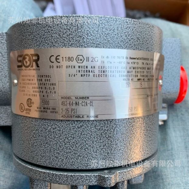 SOR压力开关9NN-K45-N4-F1A压力传感器PB1108液位计203RN-EE125