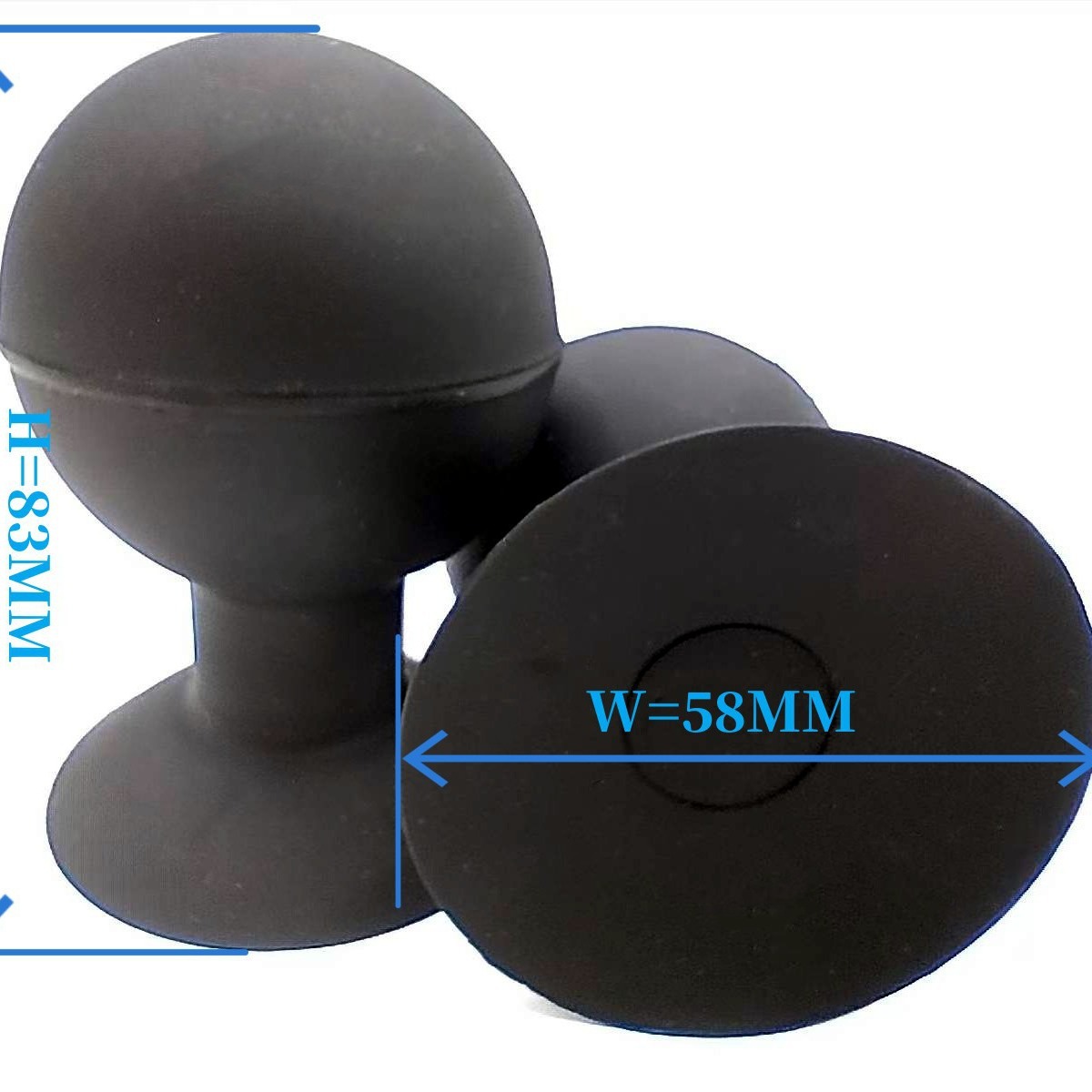 优质硅胶吸球防静电实心大吸力真空无痕液晶手机屏盖板工业吸盘