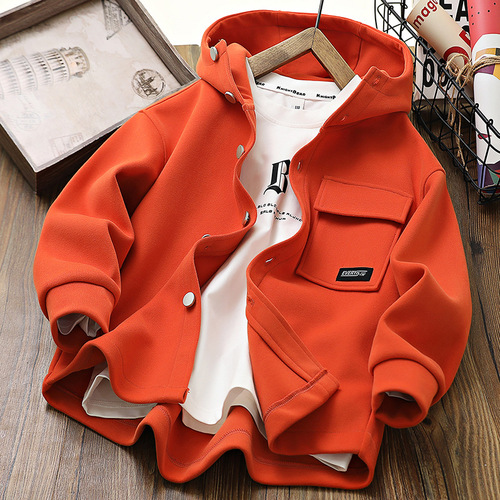 Children's clothing live broadcast supply boys' jackets children's baseball uniforms medium and large children's jackets autumn clothing hooded sweatshirts tops clothes