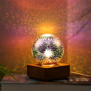 LED-ночник 3D фейерверк USB праздничный