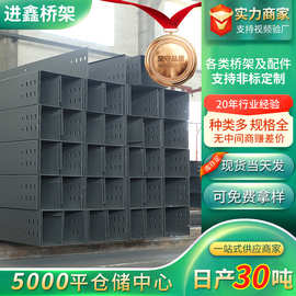 厂家现货镀锌桥架不锈钢铝合金热浸锌槽式金属线缆布线槽防火桥架