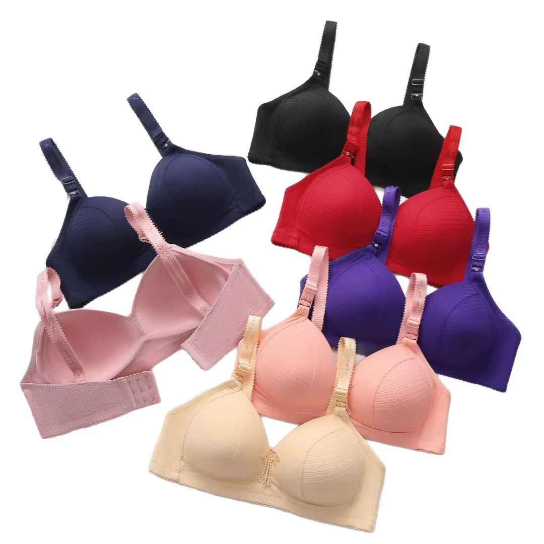 (Cross-border trading), tea cup, wireless bra, thin underwear, plus size, for middle age