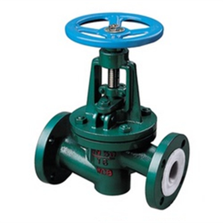 衬胶截止阀型号厂家 J44J-10 DN200化工防酸碱截止阀