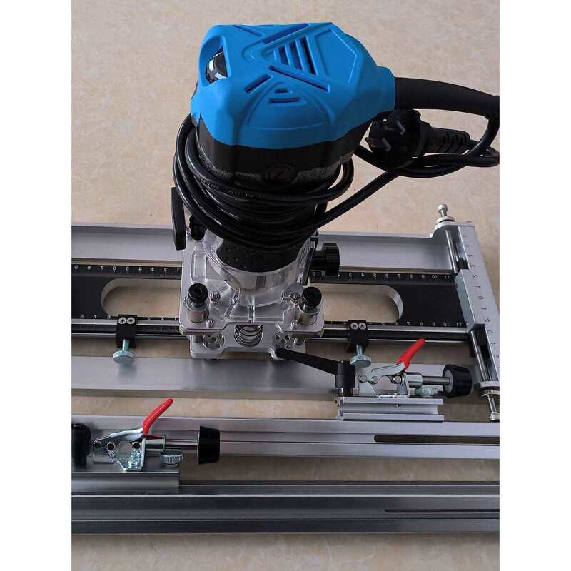 Invisible Three-Dimensional Hinge Slotting Mold Cross Hinge Aluminum Alloy Door and Window Lock Hole Opener Bridge Aluminum Hole Cutter Electroplating