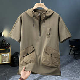 短袖t恤男加肥加大胖子肥佬肥版肥人潮胖宽大加胖超肥大肚子350斤