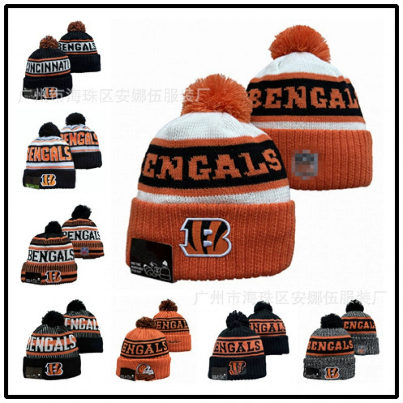 Новинка 2024 года, шляпа для регби Tigers, осенне-зимняя мужская и женская теплая шерстяная шапка, вязаная шапка с вышивкой и шапкой с надписью