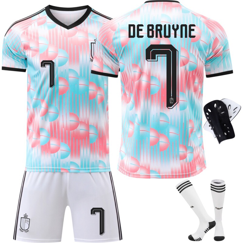 2627 World Cup Belgium Jersey No. 7 De Bruyne No. 9 Lukaku Doku No. 11 Away Team Uniform Football Uniform 2627 World Cup Belgium Jersey No. 7 De Bruyne No. 9 Lukaku Doku No. 11 Away Team Uniform Football Uniform