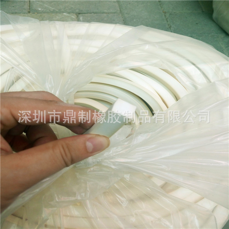 12M*12MM白色硅胶发泡条 硅胶发泡条订制 硅胶发泡条 发泡方条