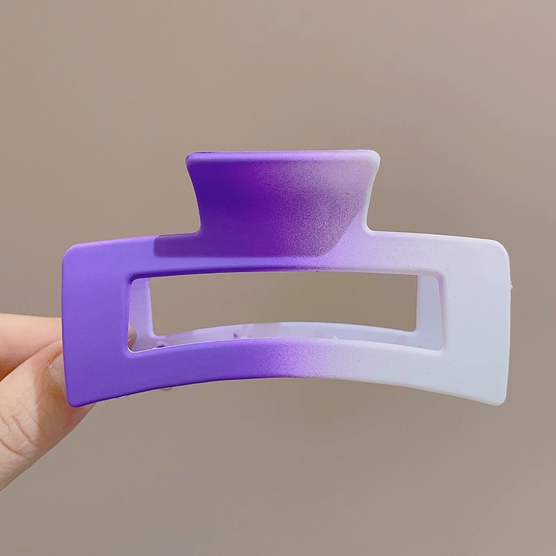 Gran pinza de pelo de alta calidad horquilla femenina ins Corea del Sur horquilla tocado de pelo de acrílico Placa de agarre de pelo clip de tiburón al por mayor