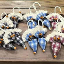 文艺风森林系格子蕾丝雨伞造型包包配饰甜美学生森女布艺胸针