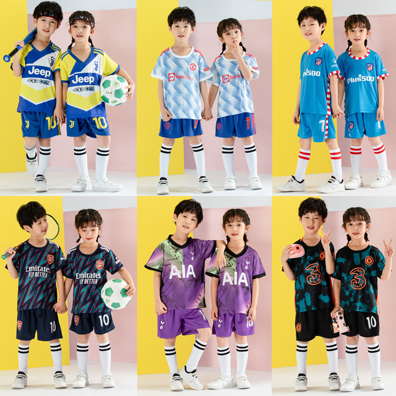 幼儿园运动服男女孩六一表演服阿根廷梅西球衣儿童足球服套装学生