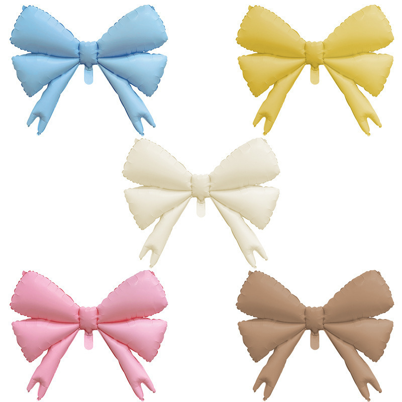 Matte children's balloon with bow