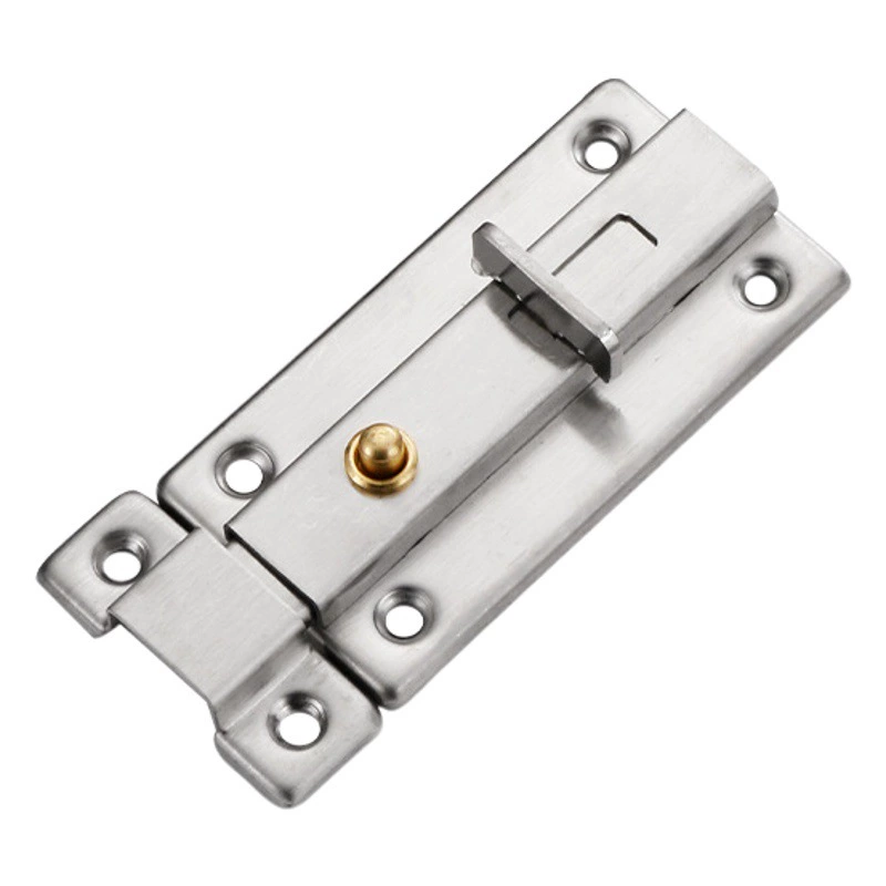 Дверь с пружинной защелкой из нержавеющей стали с двойной головкой, ручной Противоугонный дверной болт, дверь в ванной комнате и окно, самопулевая дверная защелка