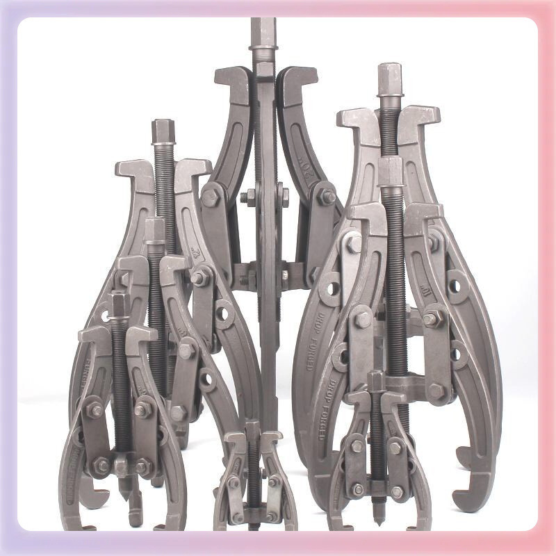 ◇ Wholesale Forged Three-Jaw Puller in Stock, High Carbon Steel Bearing Puller, Auto Repair Two-Jaw/Three-Jaw Switchable Pulley Puller