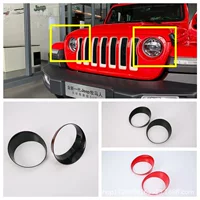 Применимо Jeep 18 Wrangler крышка фары фар декоративная полоса Jeep фар рамка брови внешняя модификация M