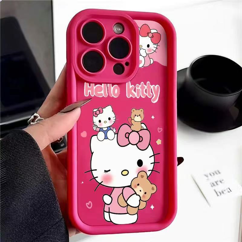 Funda linda para teléfono iphone16pro Apple 15 anti-caída 14 dibujos animados 13promax nuevo 12pro11