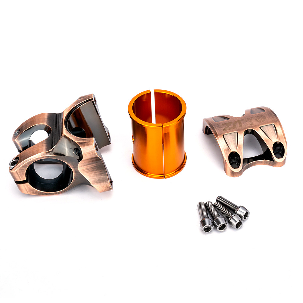 ZTTO Bicicleta de pie 0 grados 31,8 * 50MM35MM Bicicleta de montaña Aleación de aluminio Tubo de pie corto Accesorios para bicicletas