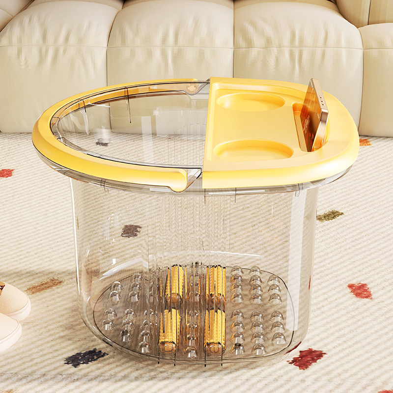 Cubo de remojo de pies de salud doméstico para piernas dormitorio para masaje de remojo de pies grueso y alto sobre rodilla lavabo de pies aislante