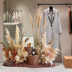 シミュレーション葦造景偽緑植物室内網紅服装店ショーウインドー装飾景観高級模造花置物