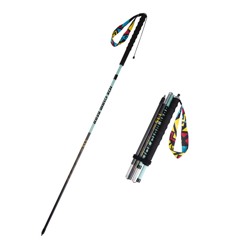 Ice Claw Bear プロフェッショナルトレッキングポール カーボンファイバー クロスカントリーランニングポール アウトドア登山用品 ハイキング 超軽量カーボン|undefined