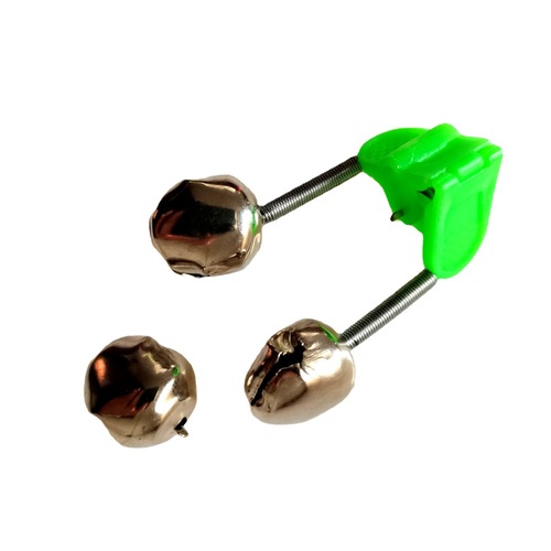 Double-ring fishing bell, plastic clip throwing rod alarm, sea rod fishing alarm small bell, fishing gear cross-border