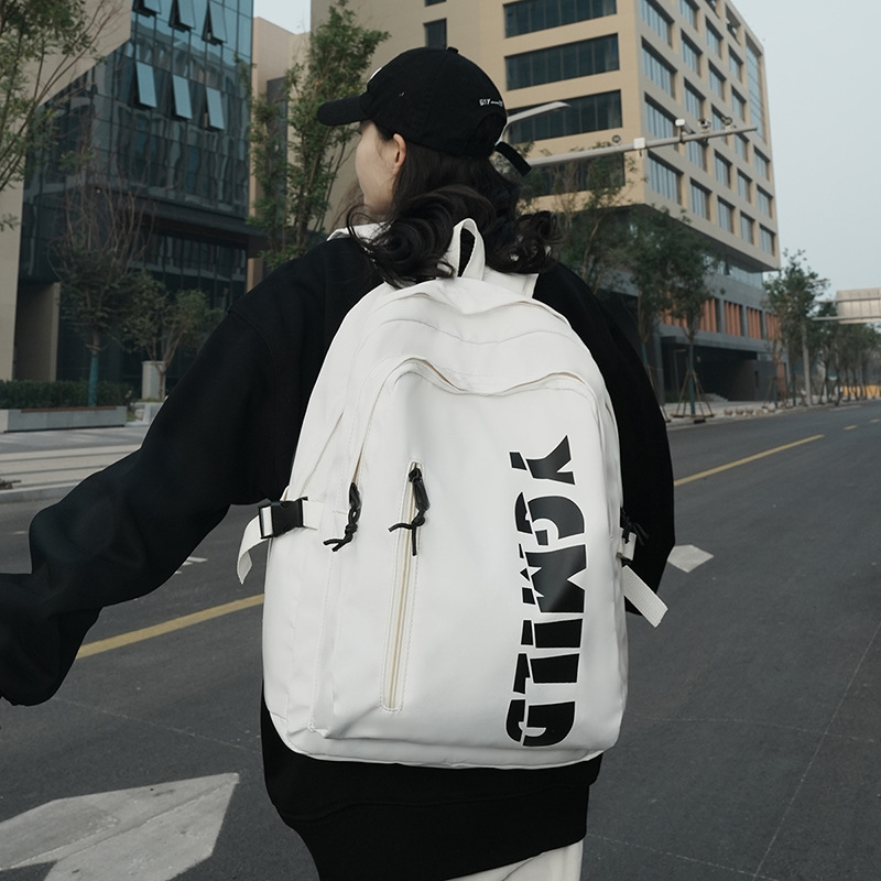 Estilo japonés Retro Ropa de trabajo mochila mujer nicho diseño sentido americano campus estudiante mochila masculina de gran capacidad mochila moda