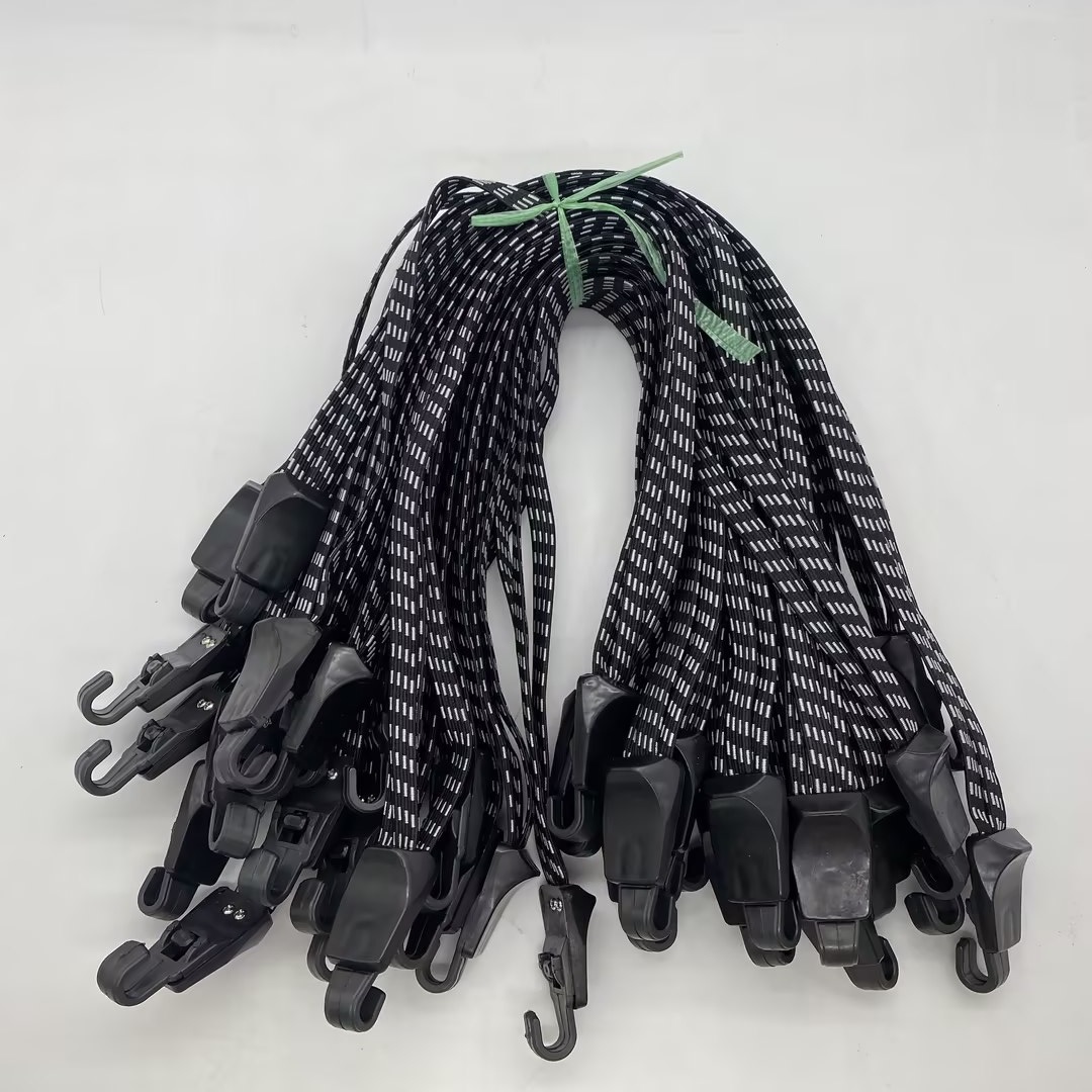 Cuerda elástica cuerda de equipaje cuerda de tres cuerda elástica bicicleta de montaña estante fijo vinculante tira banda tensión cuerda