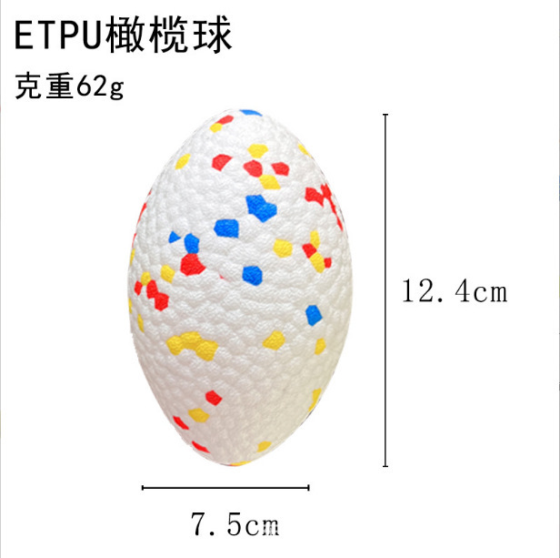ETPU 高反発犬咬傷防止ボールラウンドカラーティッシュボールトレーニングペット教育インタラクティブおもちゃボール|undefined