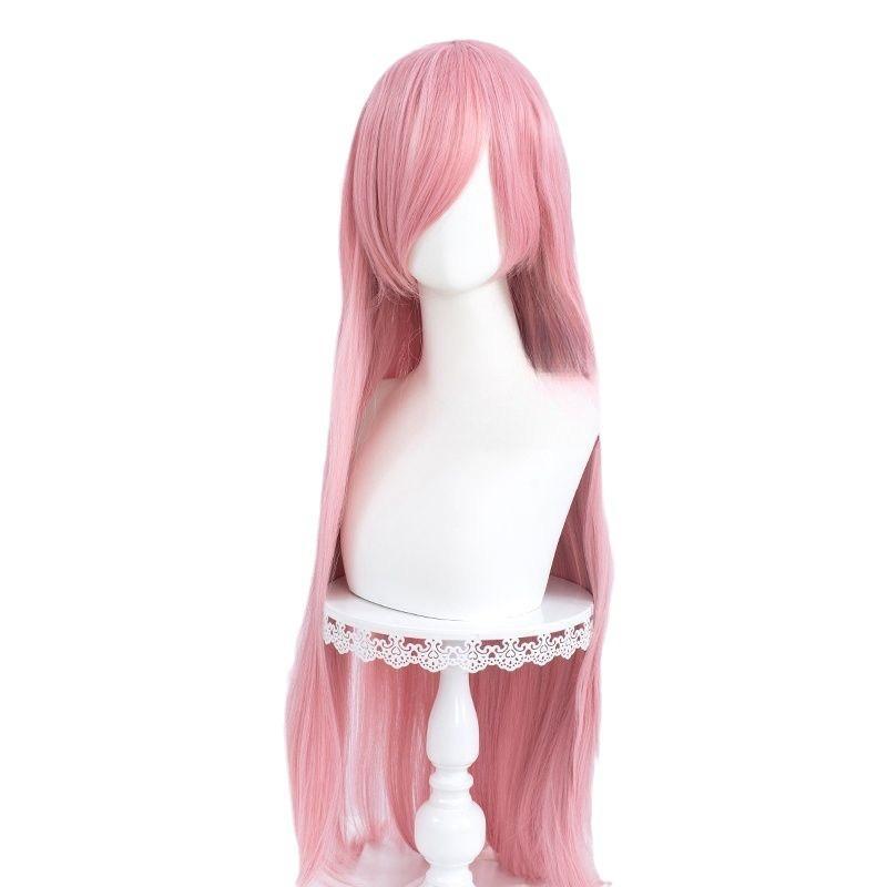 Cony paruka Univerzální cosplay paruka 100 cm dlouhá ofina 1 metr rovné vlasy Vícebarevná cosplay paruka