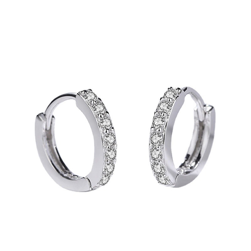 Set med tita-örhängen för män med stift och ringar_voghion.com