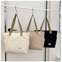 新款大容量牛津布单肩包出差旅行耐用结实托特包轻便女款手提包