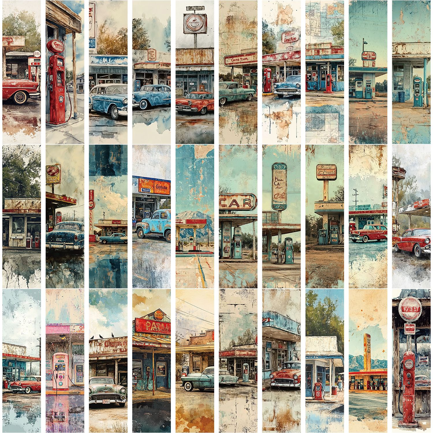 Micro-tinta, una variedad de estilos, marcadores, dibujos animados avanzados, arte antiguo, bricolaje, registros de lectura para estudiantes, marcadores exquisitos en papel