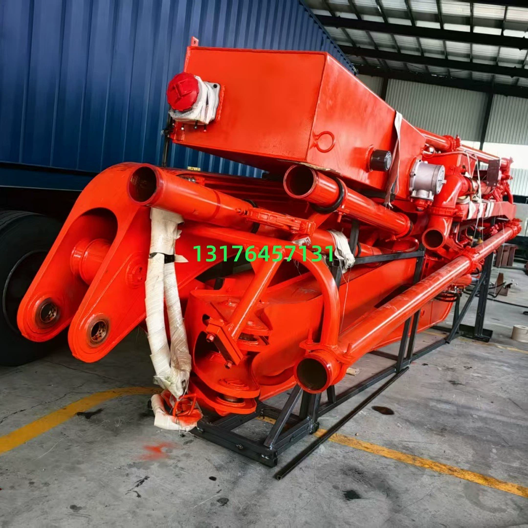 Экспортная внешнеторговая бетононасосная установка Hongda 33m Навесной насос на грузовике Sinotruk Hongda 33m Навесное оборудование на автобетононасосе