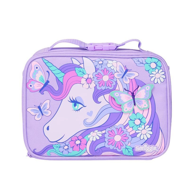 Ранец 澳洲smiggle餐包双层手提包饭盒包小学生儿童防水保温袋lunch bag