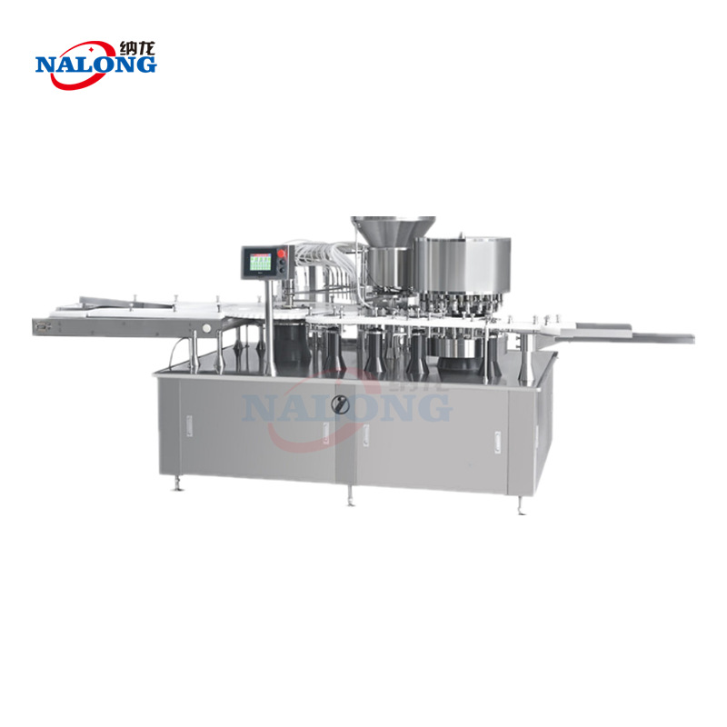 现货供应16头自流式灌装机设备 清洁剂 口服液液体灌装机 贴标