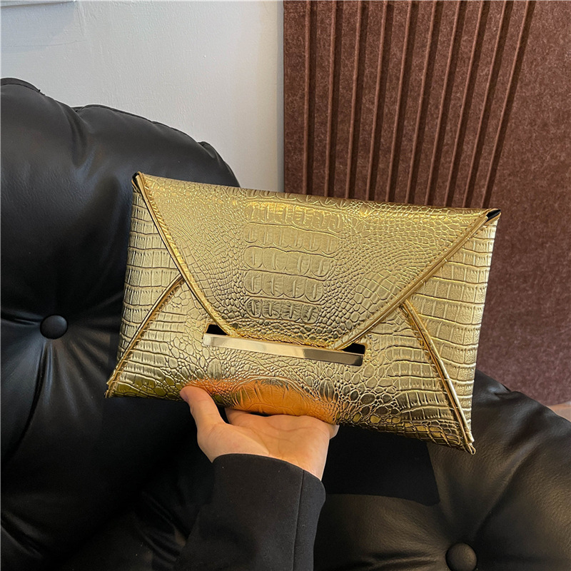 Nicho de diseño de alta textura bolsos mujeres 2024 bolsos de mano de diseño de cocodrilo estilo de moda bolsos de mano