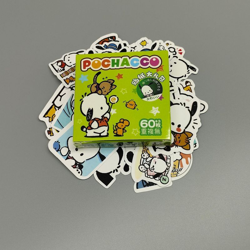 サンリオステッカーギフトボックスかわいい漫画クロミー玉桂犬kt猫美楽ティ _ カードステッカー卸売り|undefined