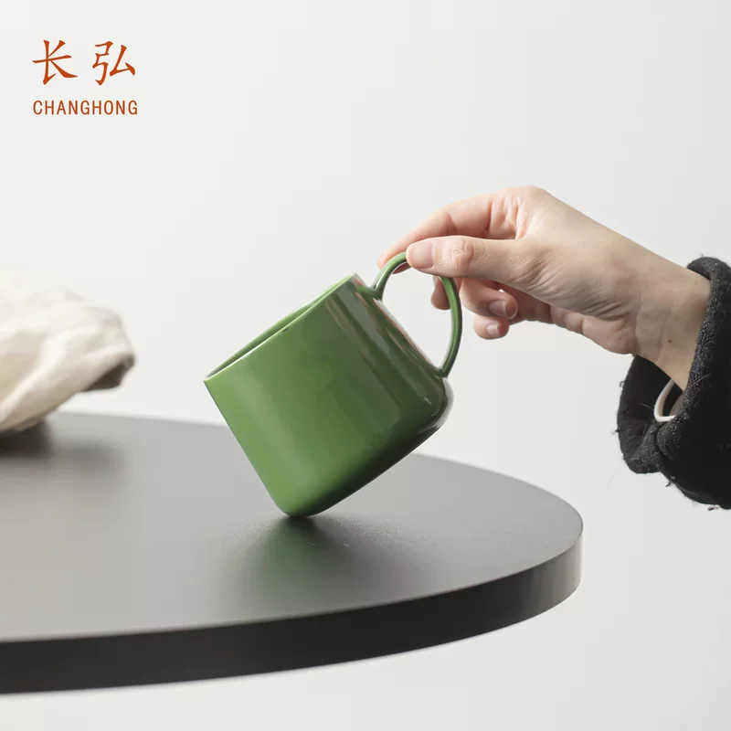 Маленькая кофейная чашка Changhong, синяя бутылка, керамическая кружка, эффектный подарок, подарок богини, керамическая чашка, кофейная чашка в стиле ins