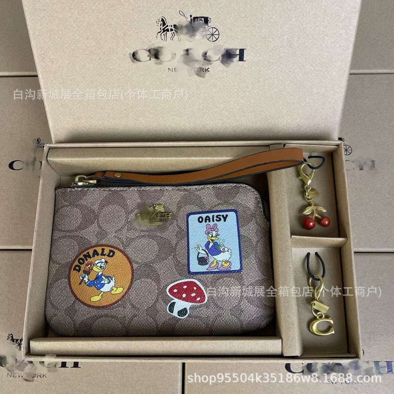 Cross-border C Home Wallet nueva dama alta sensación de mariposa de flores cortas bolsa de tarjetas con cremallera bolsa de cambio de mujer