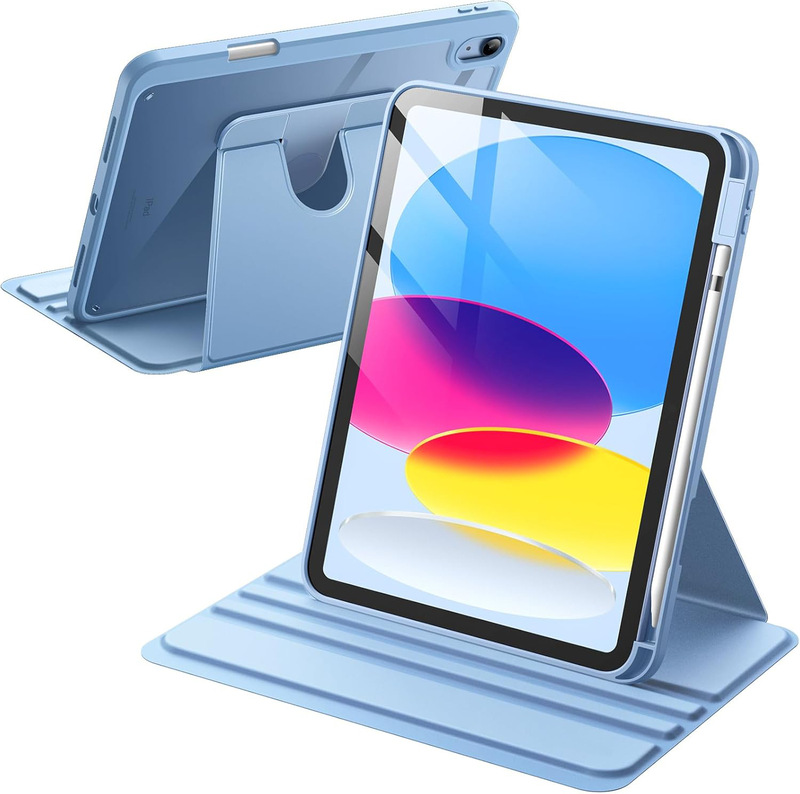 Cross-Border Hot-Selling Product Suitable for iPad Protective Case Ipad10A16 Rotating Tablet Case Ipad10Th Tablet Protective Case