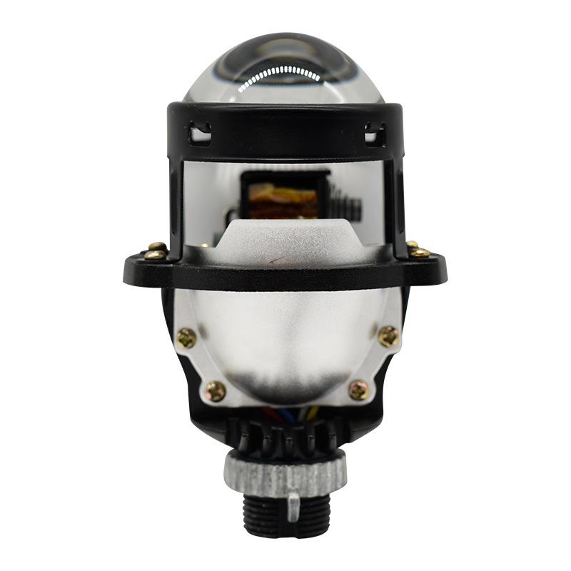 Coche LED faro 2,0 pulgadas mini lente de doble luz modificado motocicleta de alta potencia aplicable sin pérdida faro universal