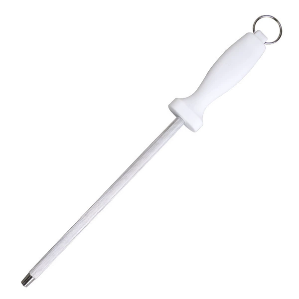 Sharpening stick-white handle