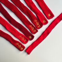 毛绒玩偶公仔围巾泰迪熊新年红色围脖公仔马年吉祥物衣服装配饰