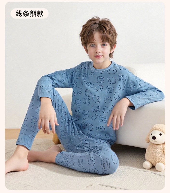 宝贝宝宝秋衣套装秋冬秋裤a类男 女童儿童德绒保暖内衣家居服睡衣|undefined