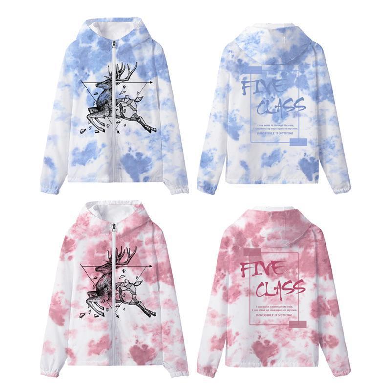 폭발 4 타이 염료 바람