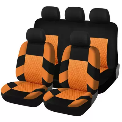 Rear Seats – Seat cushion, seat cover - orange-2-piece-set-single-seat