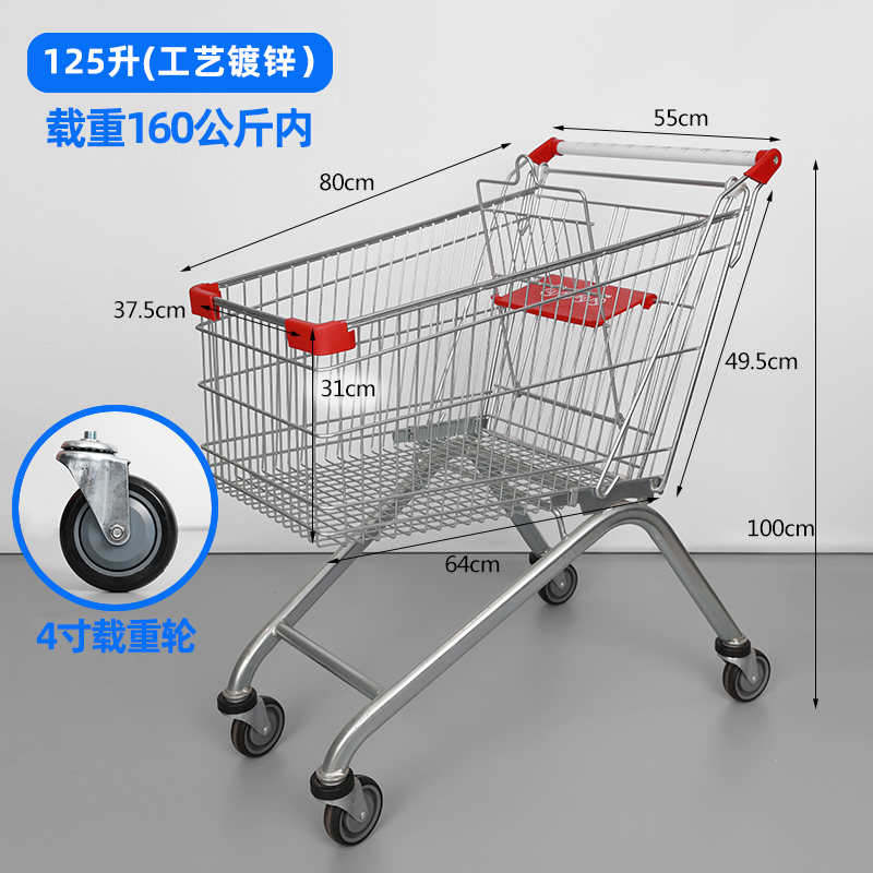 ＜＜125 아연도금 하이 구성 4inch PU 휠＞＞